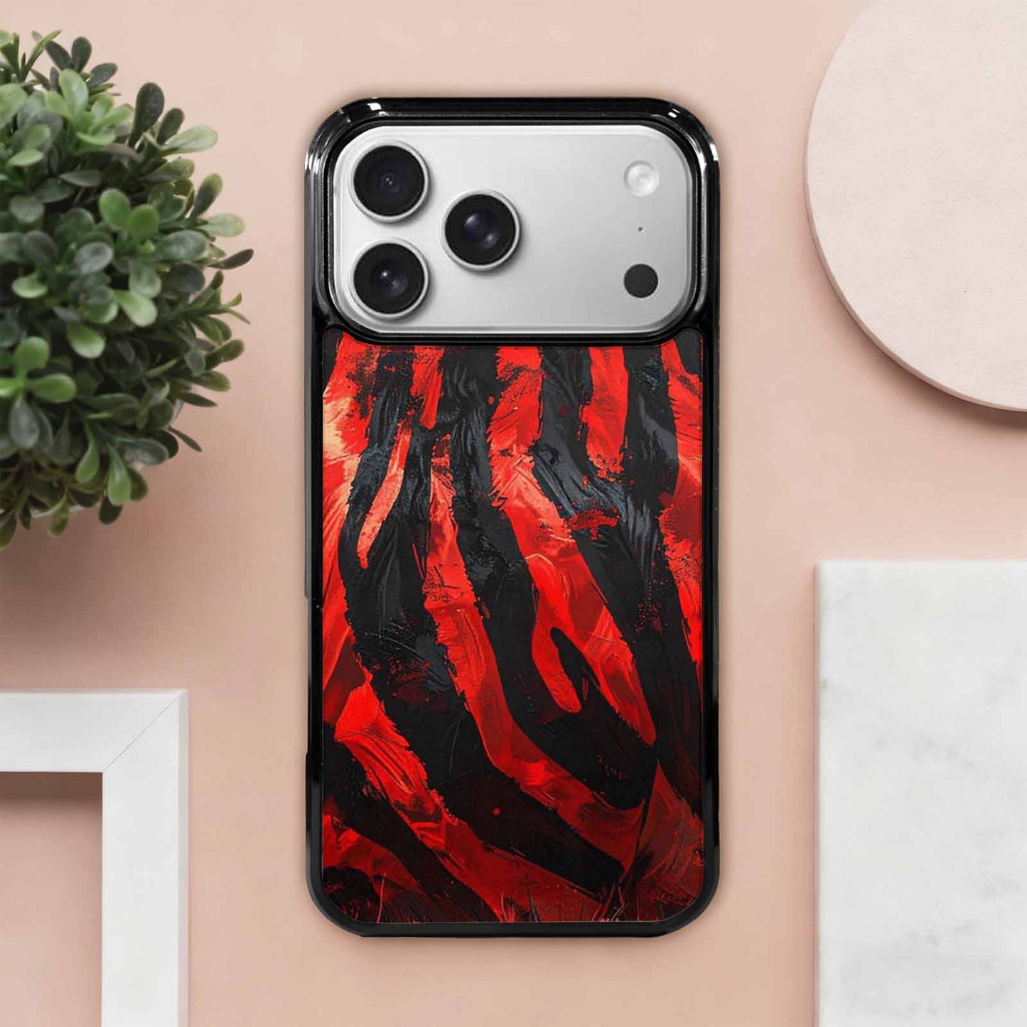 iPhone 17 Pro Max Case — Seamless Tileable Pattern Of Animal Print, Custom Designed Case Cover