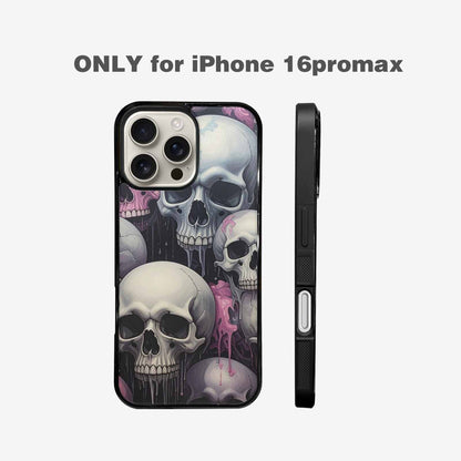 iPhone 16 Pro Max Case — Dark Black And White Color Tone, Original Design Phone Case