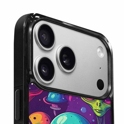 iPhone 17 Pro Case — Alien Ufo Cartoon Art Pattern Alien, Custom Art Phone Cover