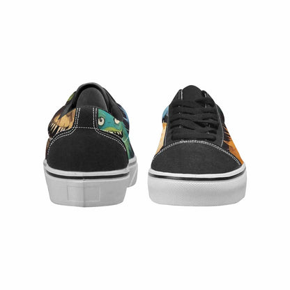 WOMEN'S Monsters  Camo Monsters Lace-Up Canvas Dreamcore Custom Shoes