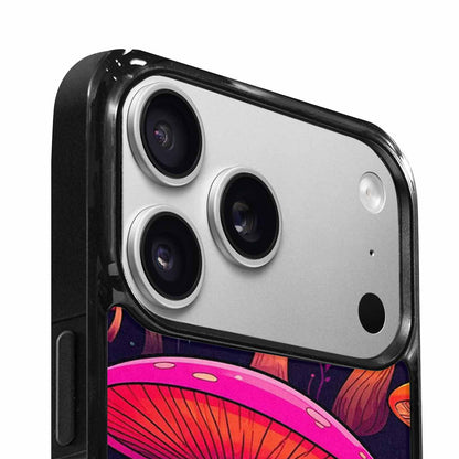 iPhone 17 Pro Max Case — Psychedelic Mushroom Cartoon Pattern Cartoon Cute, Unique Phone Case Design