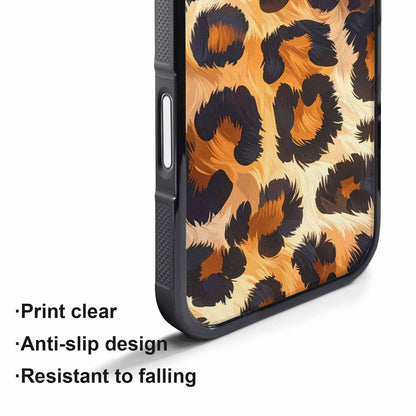 iPhone 17 Pro Case — Leopard Soft Airbrush Gradient Animal Print, Custom Print Case Cover