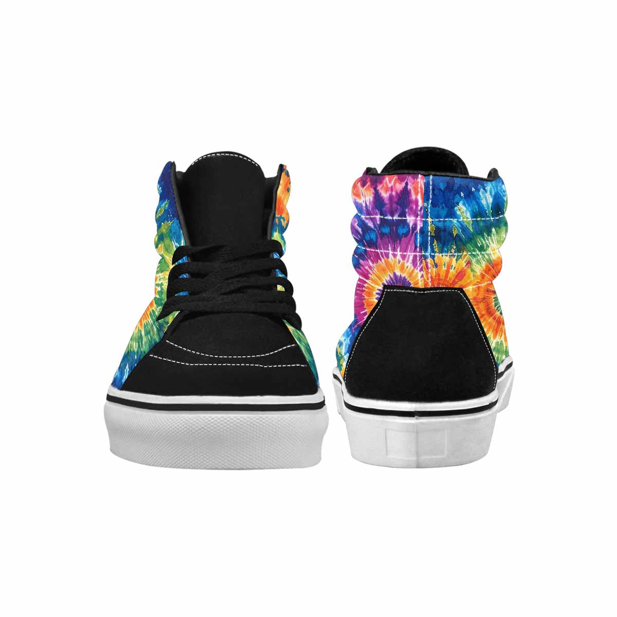 WOMEN'S Tie Dye Mixed Style High Top Canvas Dreamcore Custom Shoes