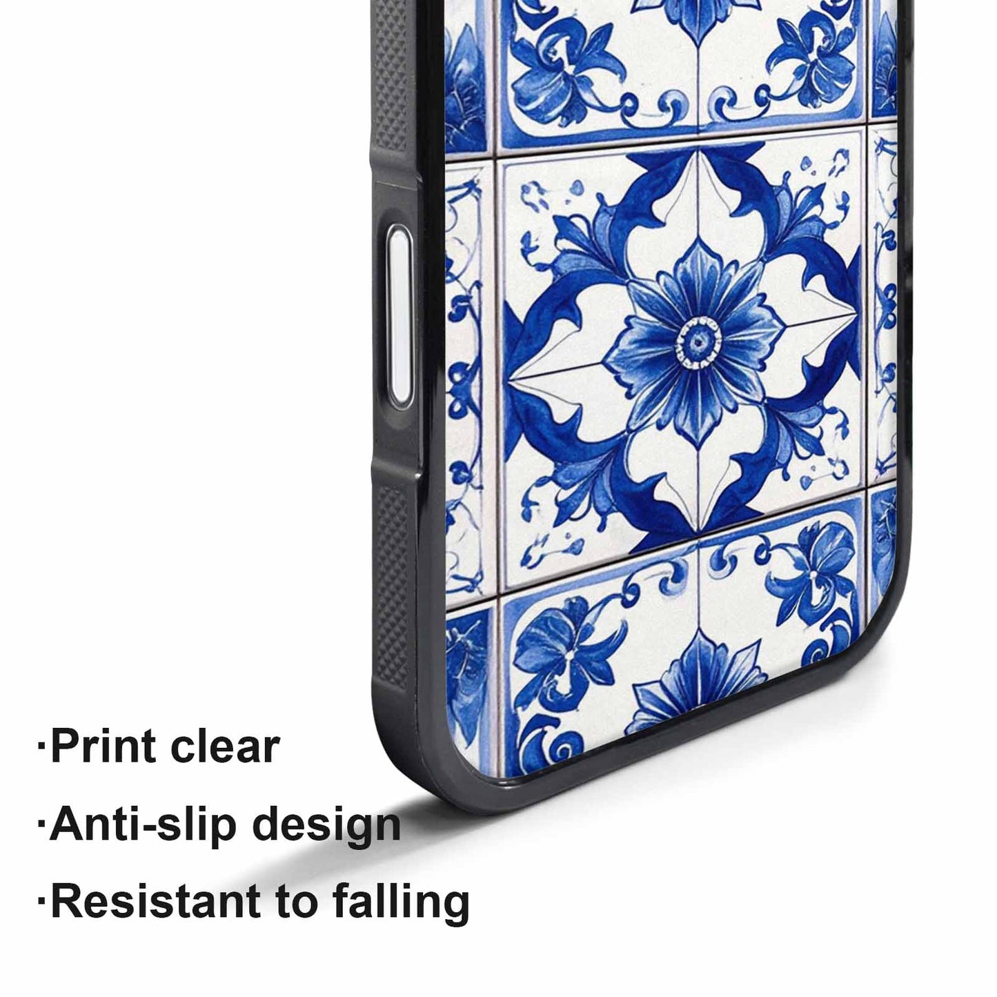iPhone 17 Pro Case — Talavera Tile Floral, Custom Made Phone Cover