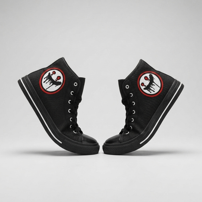 MEN'S Clean Logo Face Art Custom Sneakers | Freaky Shoes®