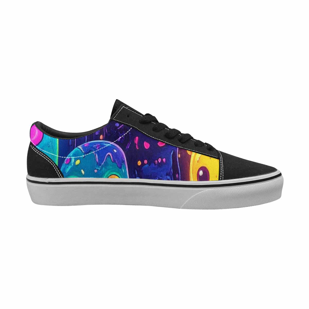 WOMEN'S Ice Cream Monsters  Lace-Up Canvas Aesthetic Shoes