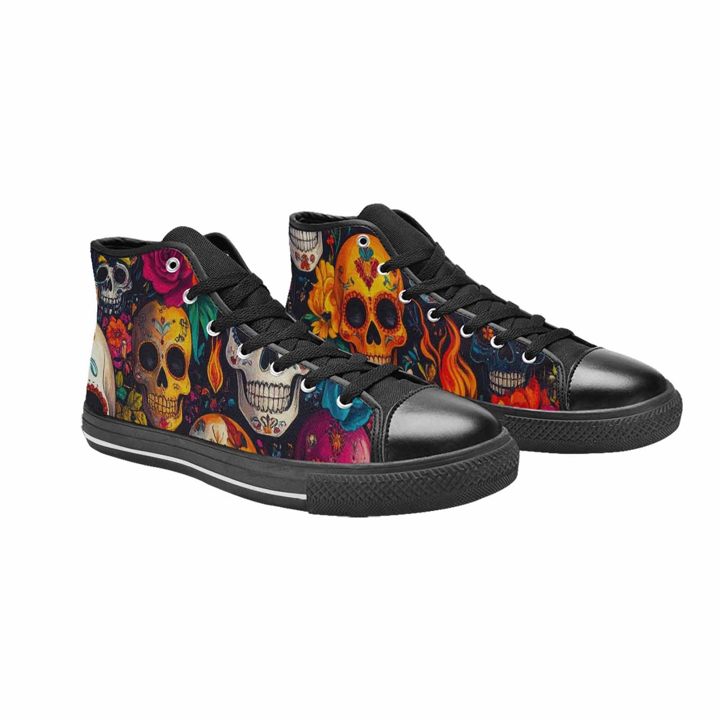 MEN'S Skull High Top Canvas Aesthetic Shoes