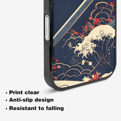 iPhone 16 Plus Case — Samurai Art Repeat Pattern, Custom Made Phone Cover