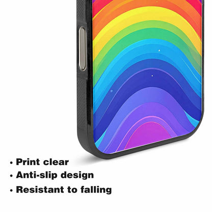 iPhone 15 Pro Max Case — Rainbow Pride, Custom Print Case Cover