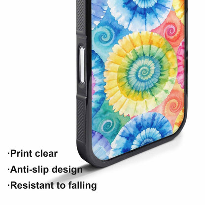 iPhone 17 Pro Case — Small Tie Dye Swirl Pattern Tie, Custom Phone Case