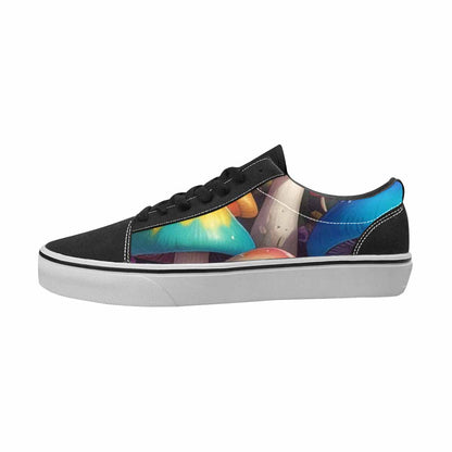 MEN'S Mushrooms Canvas Original Design Dreamcore Custom Canvas Shoes