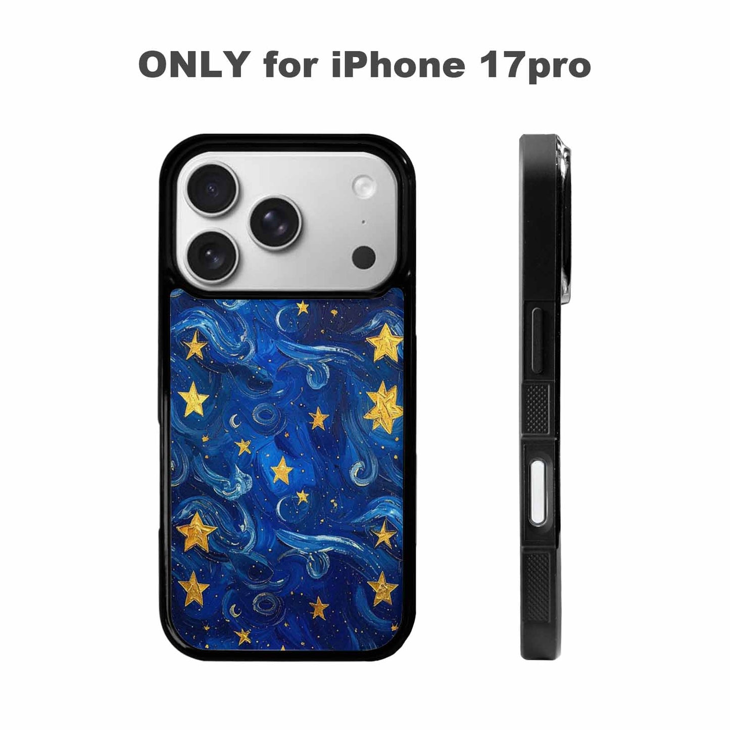 iPhone 17 Pro Case — Starry Night Galaxy Space, Custom Made Phone Cover