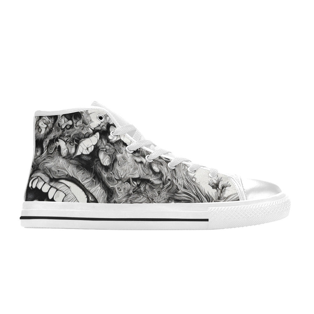 MEN'S Freestyle Horror 2 Men’S High Top Canvas Aesthetic Shoes