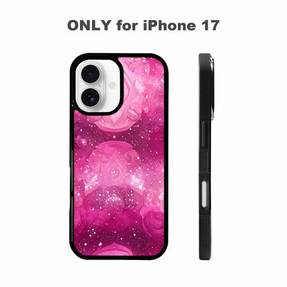 iPhone 17 Case — Galaxy Art Pink Aurora Galaxy Space, Customized Protective Case