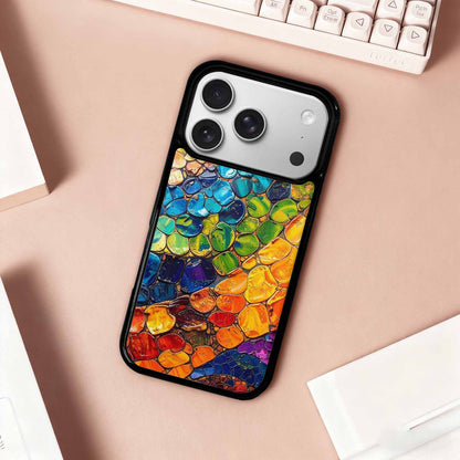 iPhone 17 Pro Case — Reptile Scale Full Color Vibrant Original, Custom Print Case Cover
