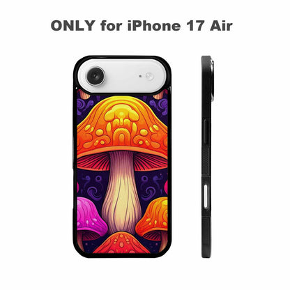 iPhone 17 Air Case — Psychedelic Mushroom Cartoon Pattern Cartoon Cute, Custom Phone Case