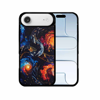 iPhone 17 Air Case — Galaxy Snake Print Galaxy Space, Custom Phone Case