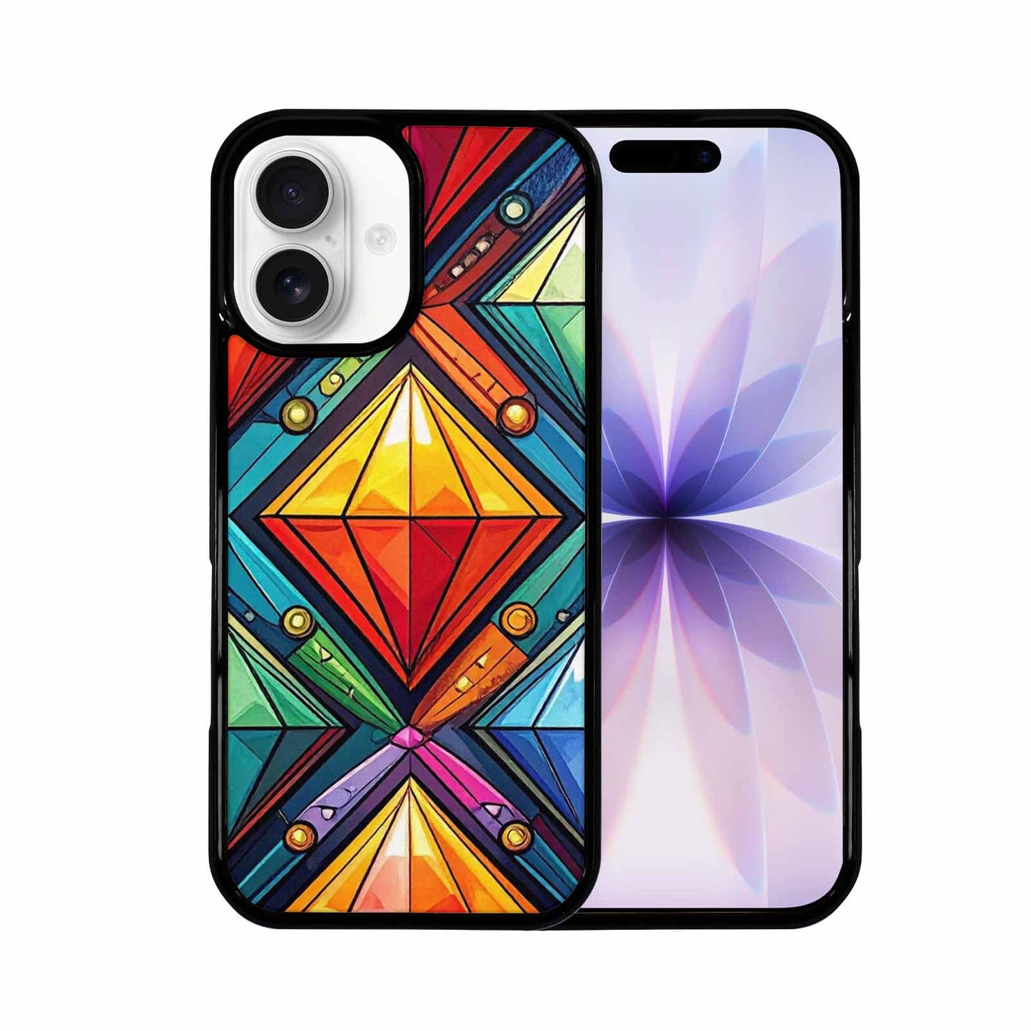 iPhone 17 Case — Vintage Summer Diamond Retro Vintage, Custom Art Phone Cover