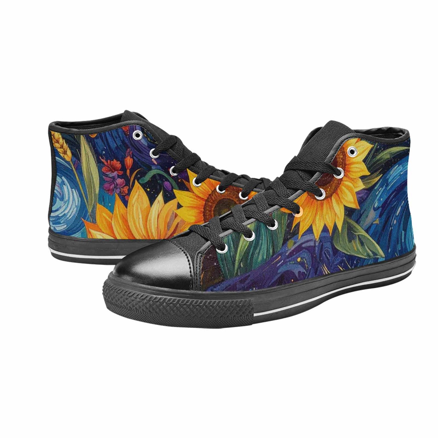 MEN'S Blend All Versions High Top Canvas Dark Academia Sneakers