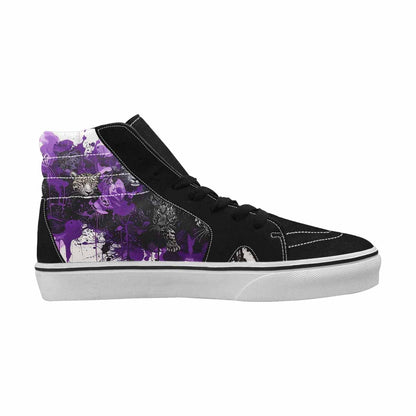 MEN'S Animal Print High Top Canvas Y2K Custom Shoes