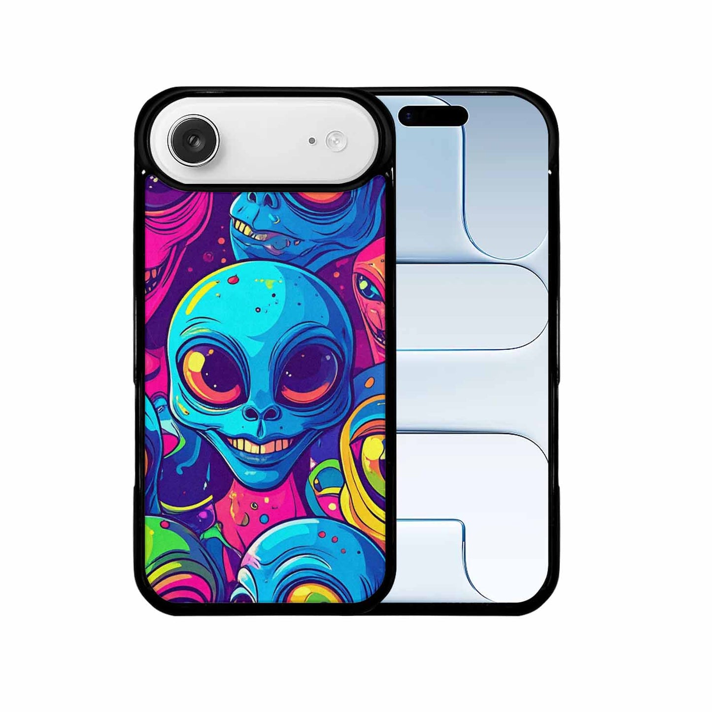 iPhone 17 Air Case — Alien Ufo Cartoon Alien Scifi, Custom Made Phone Cover
