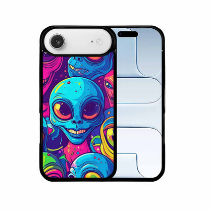 iPhone 17 Air Case — Alien Ufo Cartoon Alien Scifi, Custom Made Phone Cover
