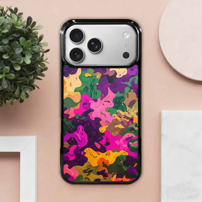 iPhone 17 Pro Max Case — Small Military Camouflage Blotch Camo, Original Design Phone Case