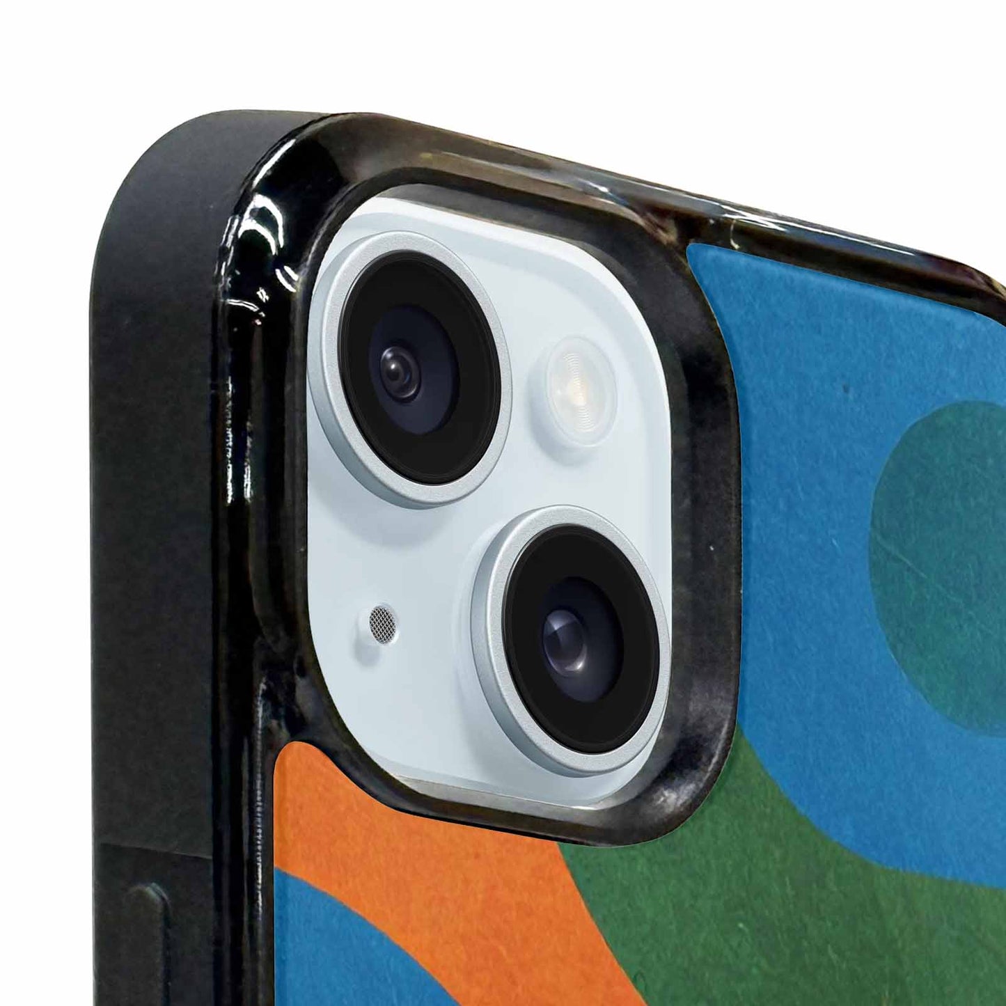 iPhone 15 Case — 1990s Memphis Art Pattern, Custom Designed Case Cover