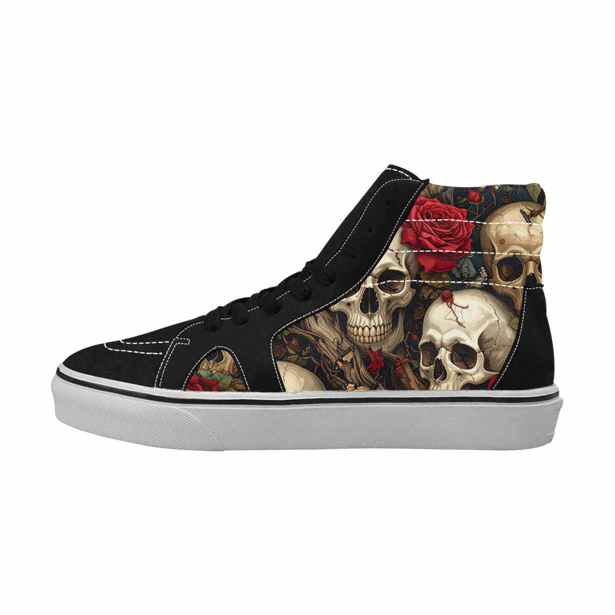 MEN'S More Overlapping Ontop Each High Top Canvas Vibrant Chaos Sneakers