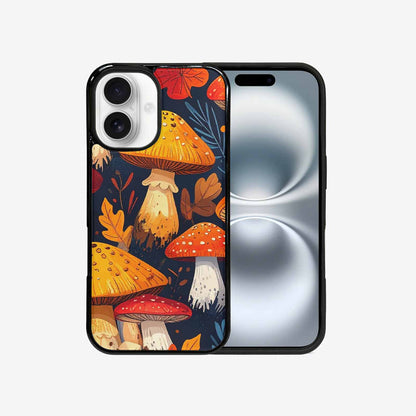 iPhone 16 Case — Bold Autumn Mushroom Bold Autumn Mushroom, Custom Print Case Cover