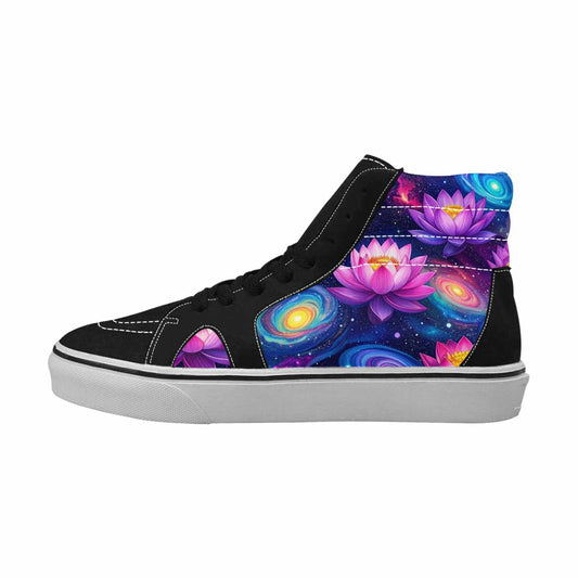 MEN'S Lotus Galaxy High Top Canvas Dark Academia Sneakers