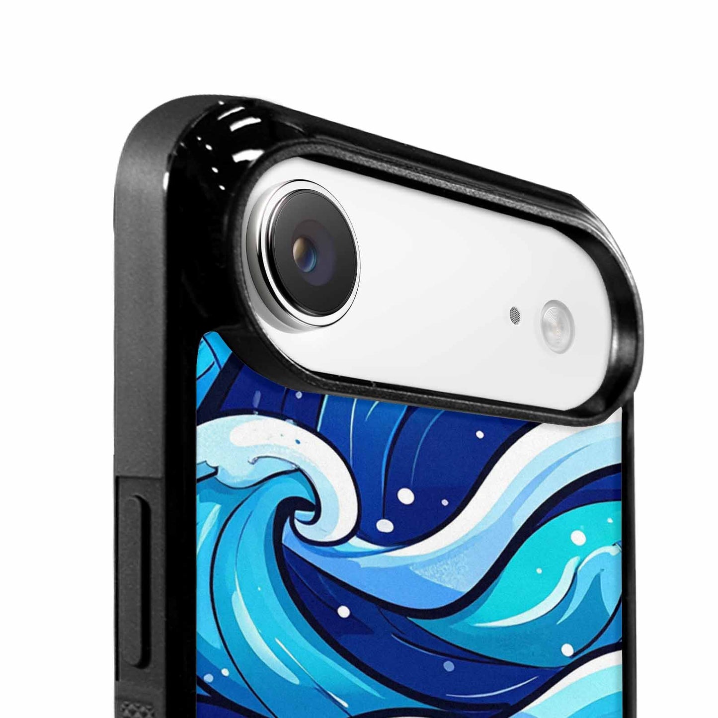 iPhone 17 Air Case — Glossy Winter Wave Seamless Cartoon Cute, Custom Made Phone Cover
