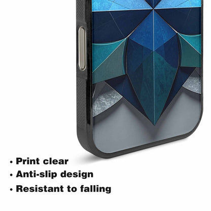 iPhone 16 Pro Max Case — Geometric Origami Art Pattern, Customized Protective Case