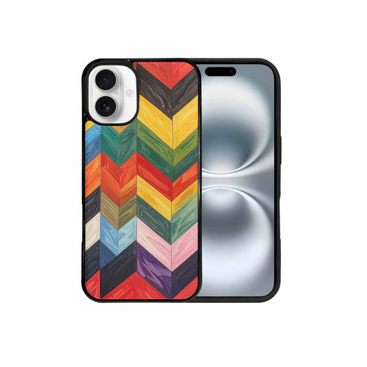 iPhone 16 Plus Case — Progress Pride Flag Color Theme Small, Custom Made Phone Cover