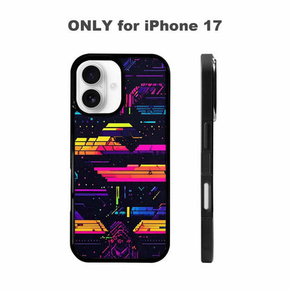 iPhone 17 Case — Retro Pixel Art Pattern, Retro Vintage, Unique Phone Case Design