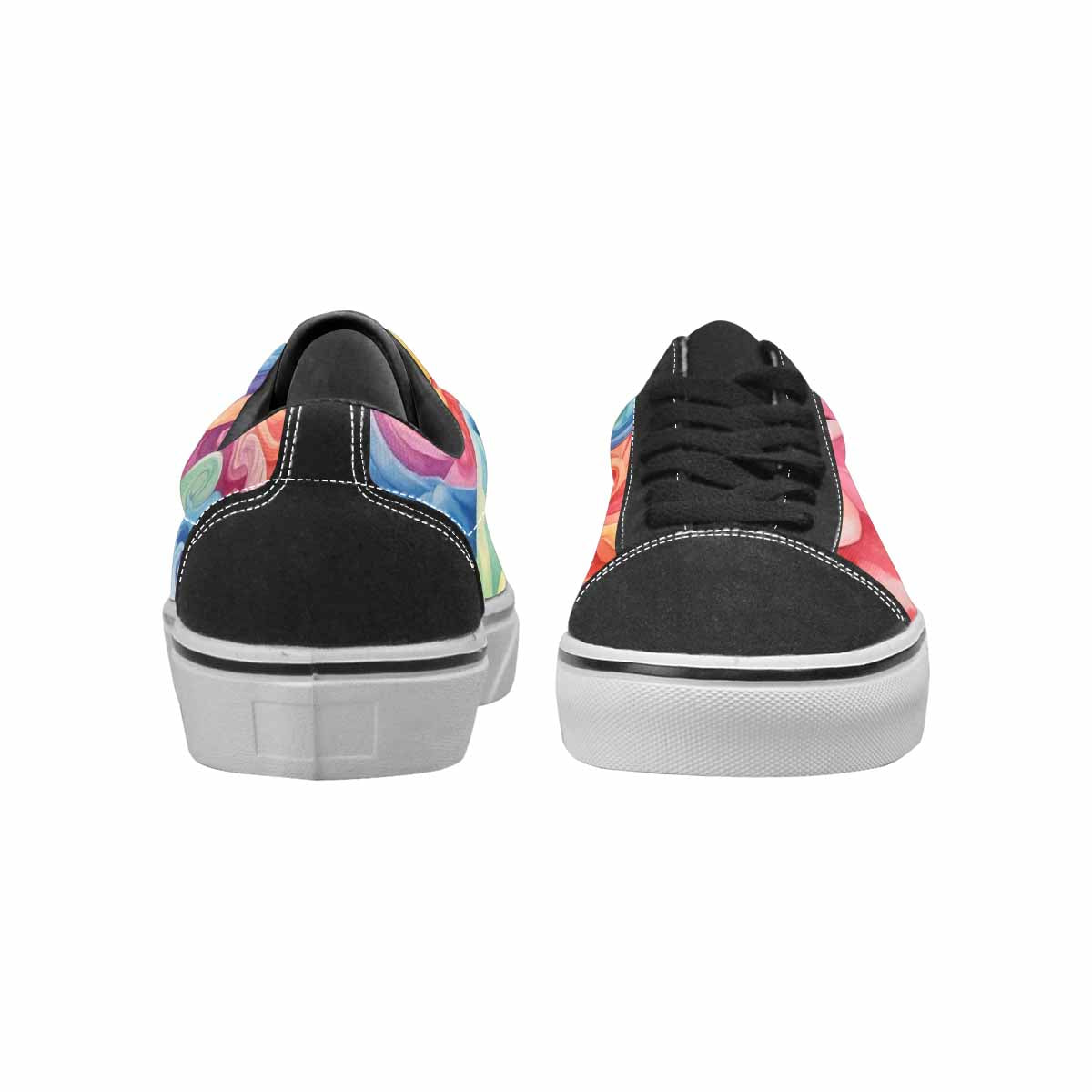 WOMEN'S Tie Lace-Up Canvas Neon Fantasy Shoes