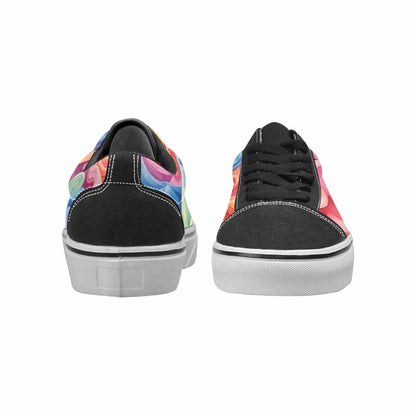 WOMEN'S Tie Lace-Up Canvas Neon Fantasy Shoes