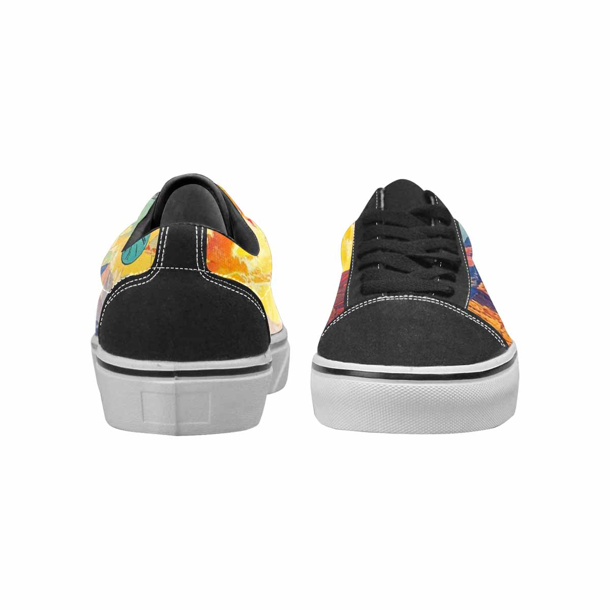 WOMEN'S Surreal Dream Fragment Lace-Up Canvas Y2K Custom Shoes