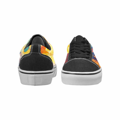 WOMEN'S Surreal Dream Fragment Lace-Up Canvas Y2K Custom Shoes