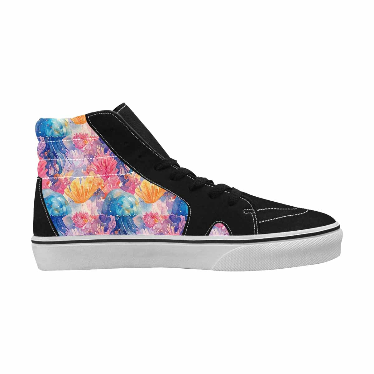 WOMEN'S Fish Scale Coral High Top Canvas Y2K Shoes