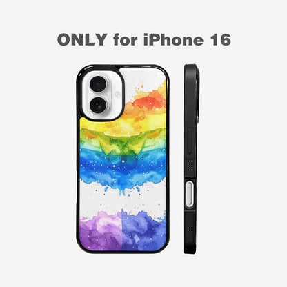 iPhone 16 Case — Watercolor Splash Abstract Pattern Seamless Repeat, Original Design Phone Case