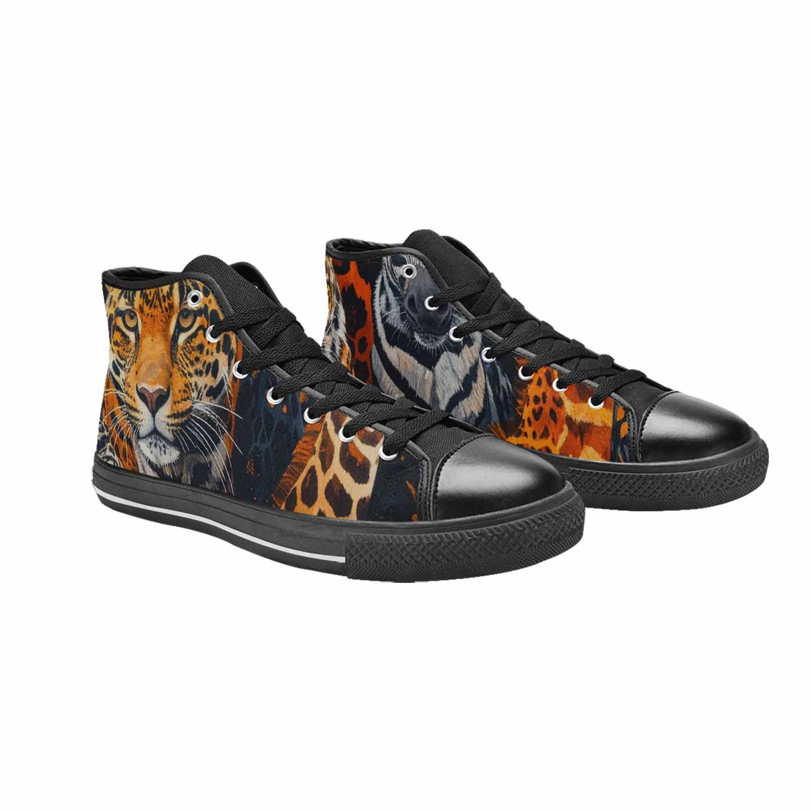 MEN'S Animal Print High Top Canvas Grunge Shoes