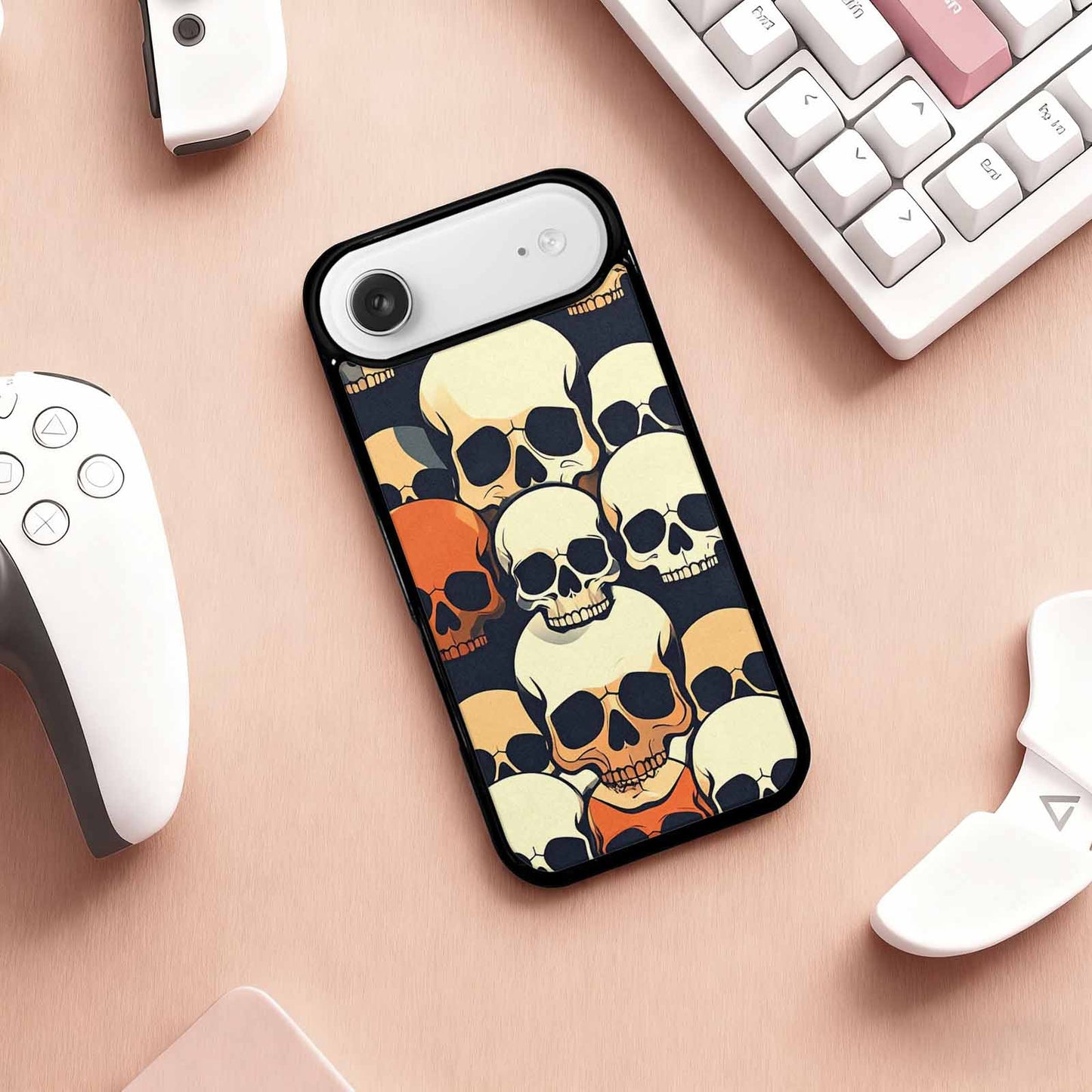 iPhone 17 Air Case — Skull Dark Art Gothic Print Gothic, Custom Phone Case