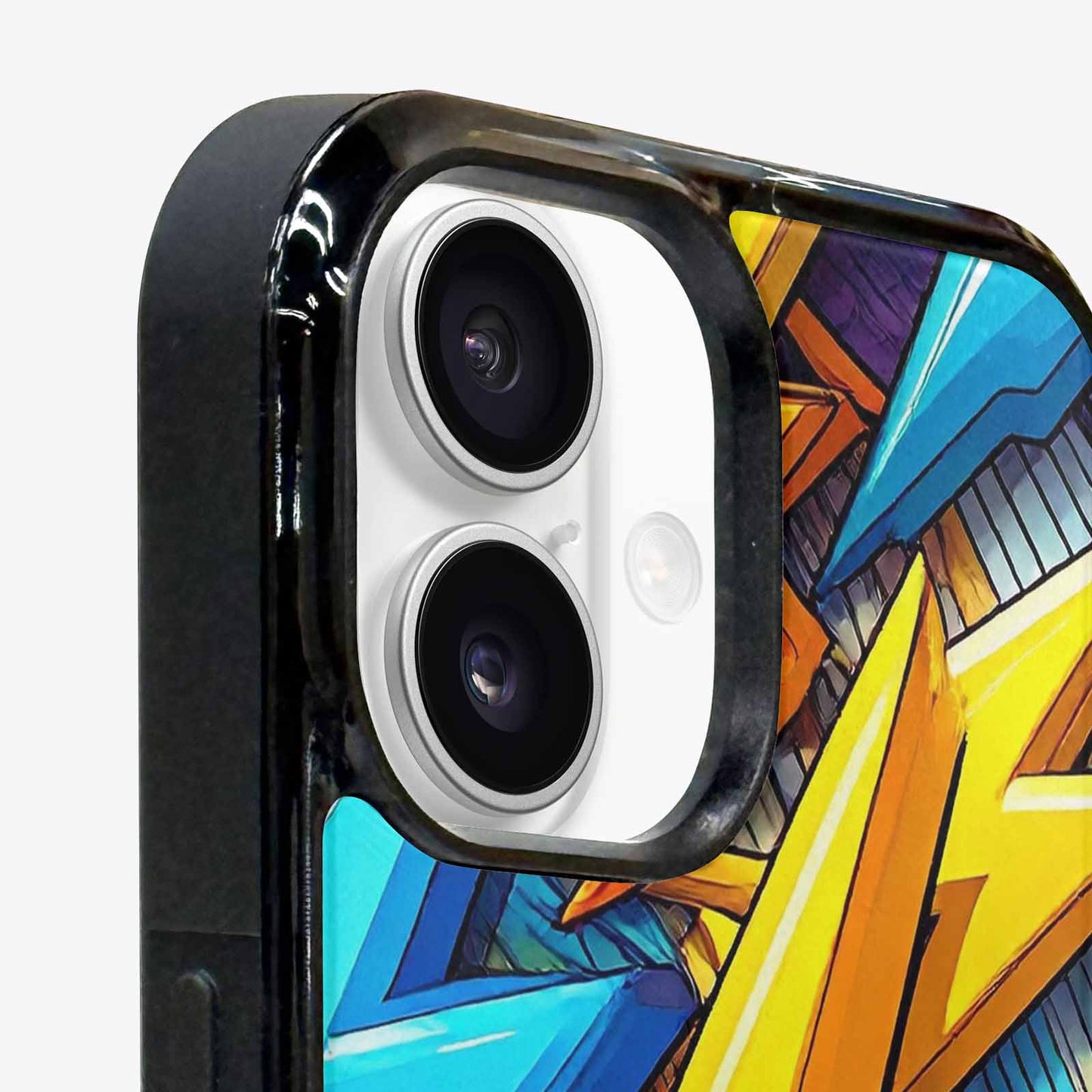 iPhone 16 Plus Case — Lightning Bolt Storm Pattern Hundreds Of, Custom Designed Case Cover