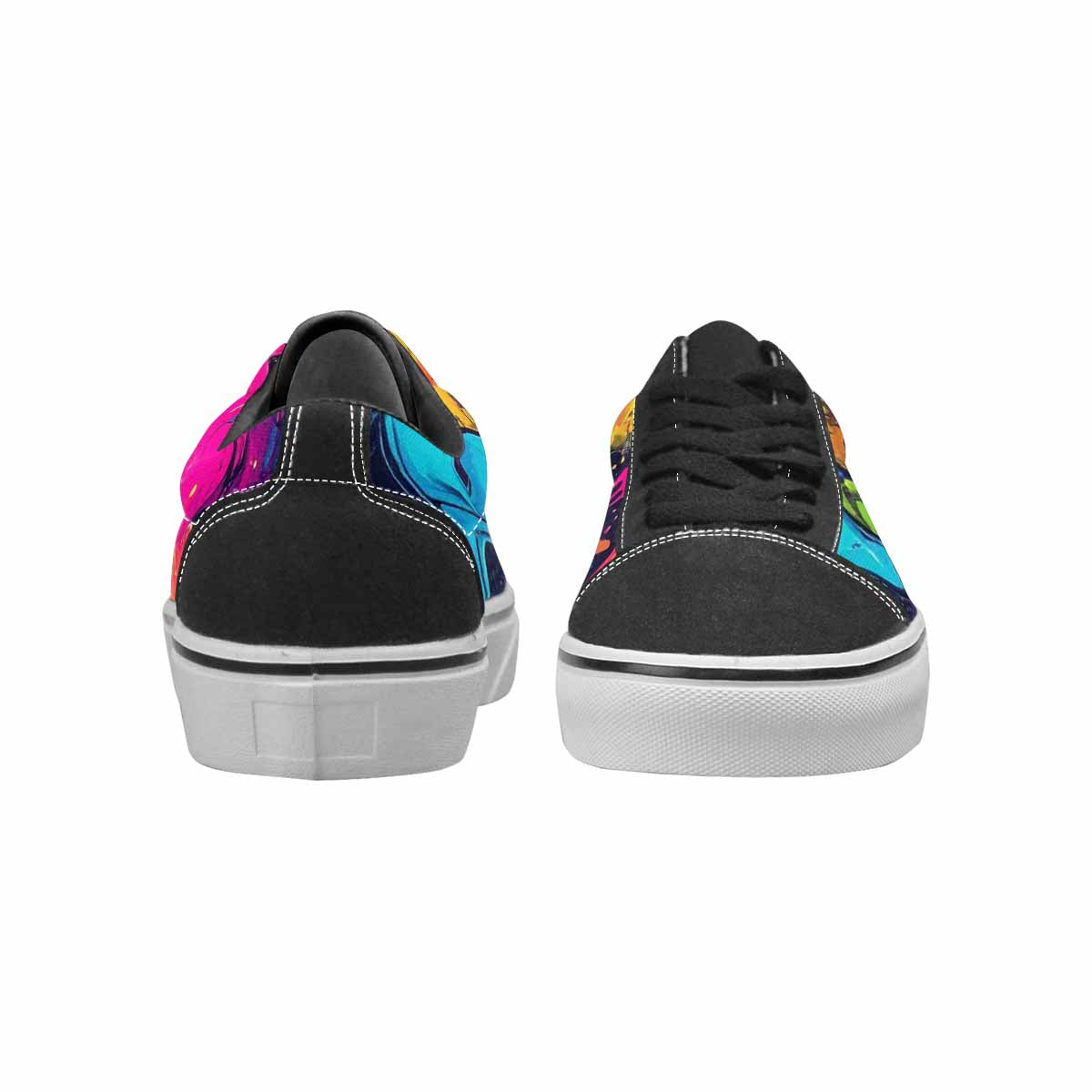 MEN'S Paint Splatter Canvas Lace-Up Y2K Custom Sneakers