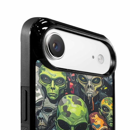 iPhone 17 Air Case — Aliens Camo Aliens Pattern Hundreds Alien, Original Design Phone Case