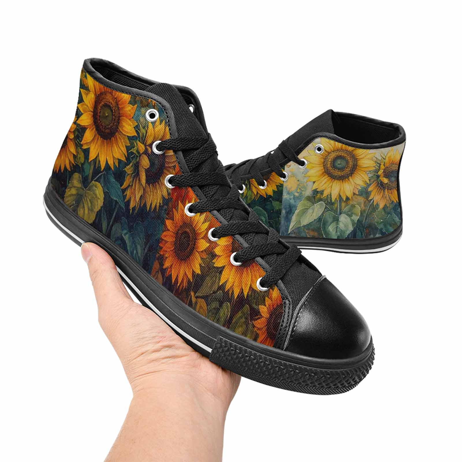 WOMEN'S Blend Melt Them High Top Canvas Dreamcore Custom Sneakers