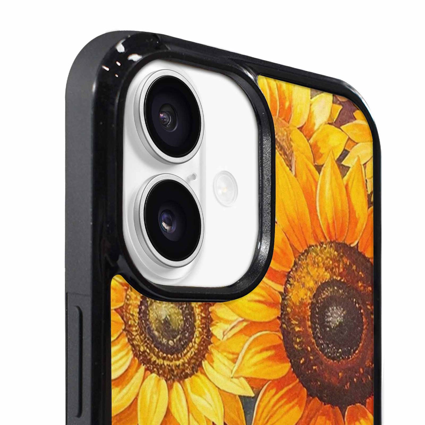 iPhone 17 Case — Full Color Vibrant Sunflower Floral, Custom Printed Phone Case