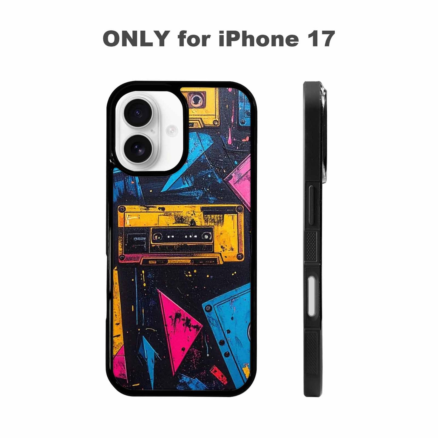 iPhone 17 Case — Seamless Tileable Pattern Of Retro Vintage, Custom Designed Case Cover