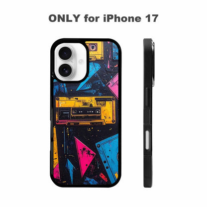 iPhone 17 Case — Seamless Tileable Pattern Of Retro Vintage, Custom Designed Case Cover